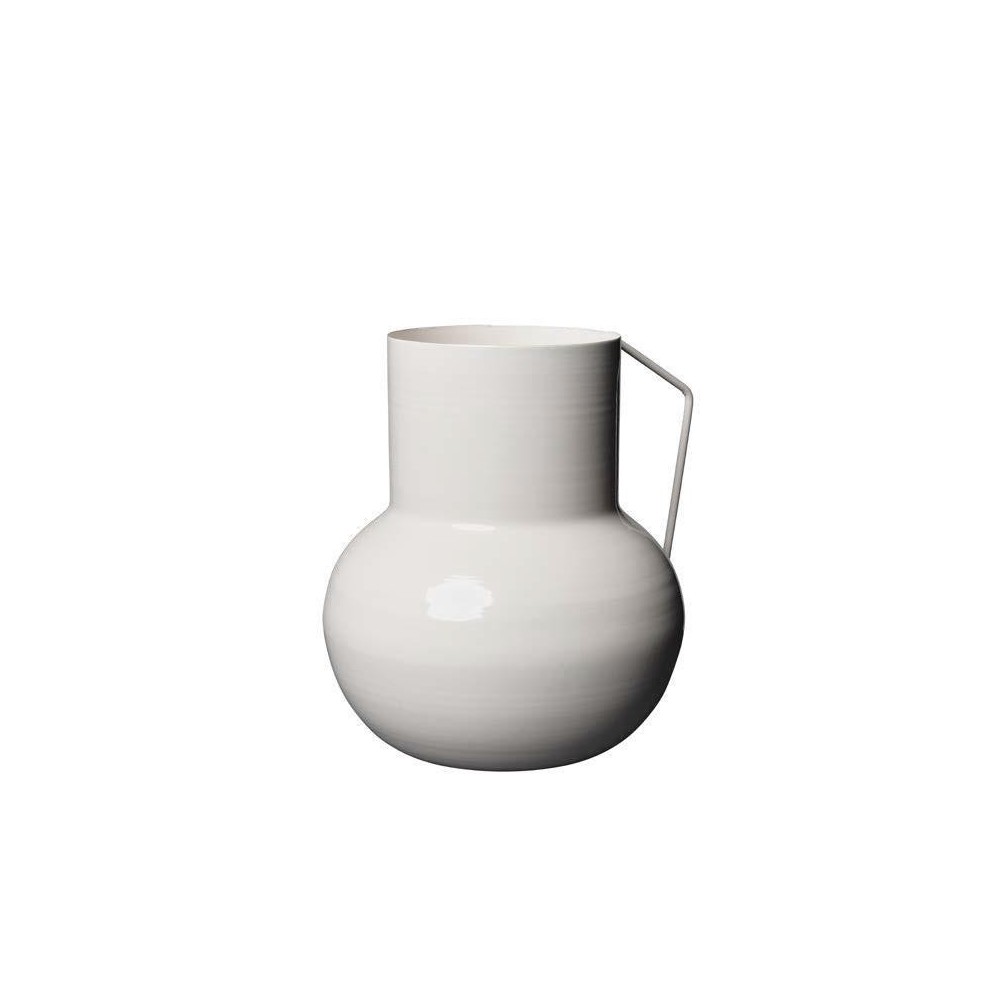 VASO CON MANICO H23.5 D12.5 BIANCO